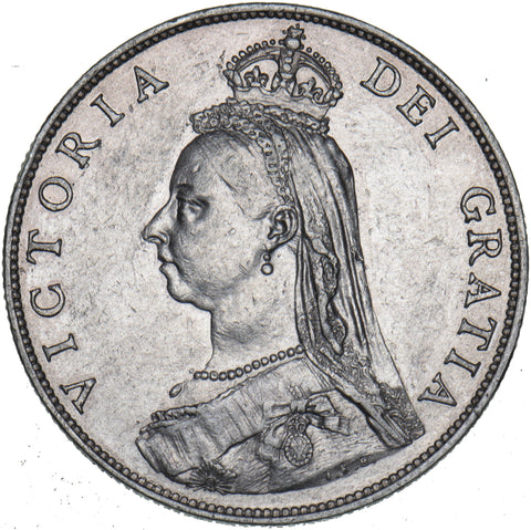1887 Florin - Victoria British Silver Coin - Nice
