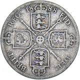 1888 Florin - Victoria British Silver Coin