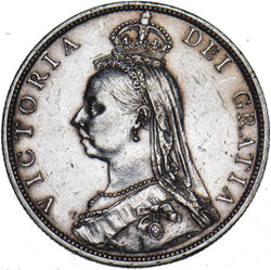 1892 Florin - Victoria British Silver Coin - Nice