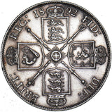 1892 Florin - Victoria British Silver Coin - Nice