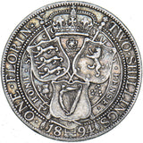1894 Florin - Victoria British Silver Coin