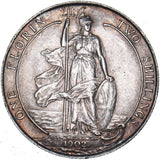 1902 Florin - Edward VII British Silver Coin - Very Nice