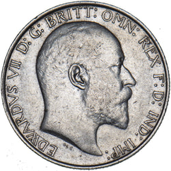 1906 Florin - Edward VII British Silver Coin - Nice