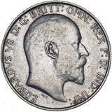 1906 Florin - Edward VII British Silver Coin - Nice