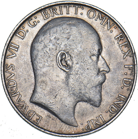 1907 Florin - Edward VII British Silver Coin - Nice