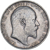 1909 Florin - Edward VII British Silver Coin - Nice