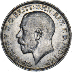 1911 Florin - George V British Silver Coin - Nice