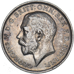 1914 Florin - George V British Silver Coin - Nice