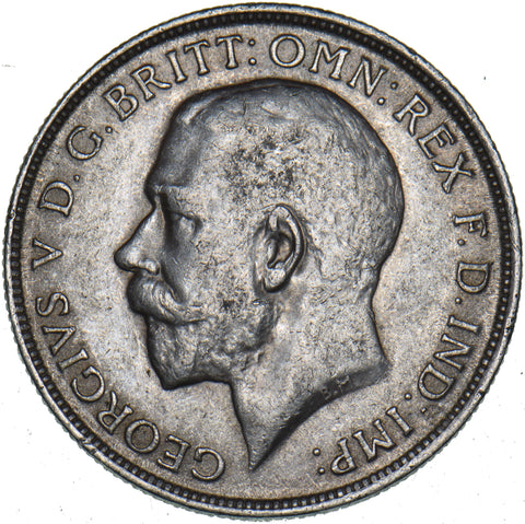 1915 Florin - George V British Silver Coin - Very Nice