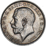 1916 Florin - George V British Silver Coin - Very Nice