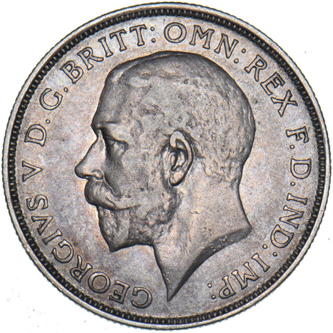 1918 Florin - George V British Silver Coin - Nice
