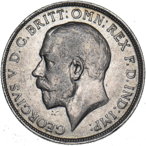 1919 Florin - George V British Silver Coin - Nice