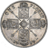 1919 Florin - George V British Silver Coin - Nice