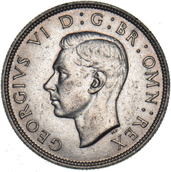 1937 Florin - George VI British Silver Coin - Very Nice