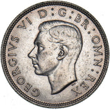 1937 Florin - George VI British Silver Coin - Very Nice