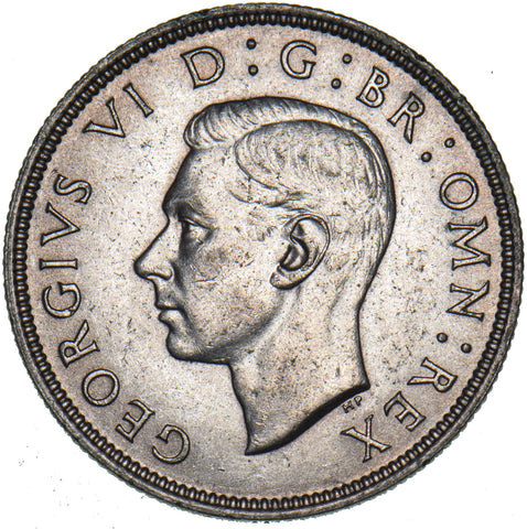 1937 Florin - George VI British Silver Coin - Very Nice