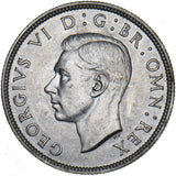 1944 Florin - George VI British Silver Coin - Superb