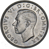 1944 Florin - George VI British Silver Coin - Very Nice