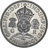 1945 Florin - George VI British Silver Coin - Superb