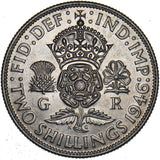 1946 Florin - George VI British Silver Coin - Very Nice