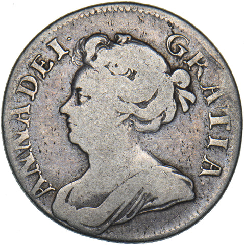1709 Shilling - Anne British Silver Coin
