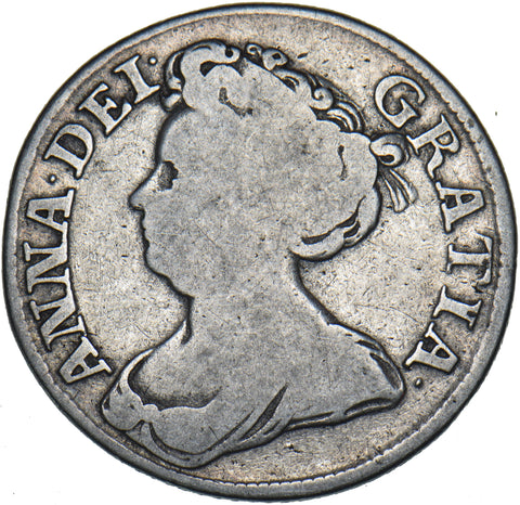 1711 Shilling - Anne British Silver Coin