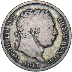 1817 Shilling - George III British Silver Coin