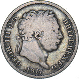 1817 Shilling - George III British Silver Coin