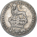 1826 Shilling - George IV British Silver Coin