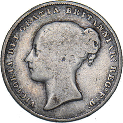 1853 Shilling - Victoria British Silver Coin