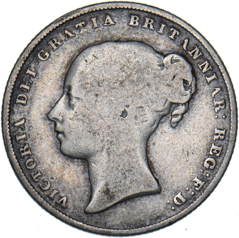 1853 Shilling - Victoria British Silver Coin