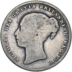 1856 Shilling - Victoria British Silver Coin