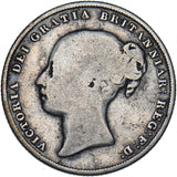 1857 Shilling - Victoria British Silver Coin