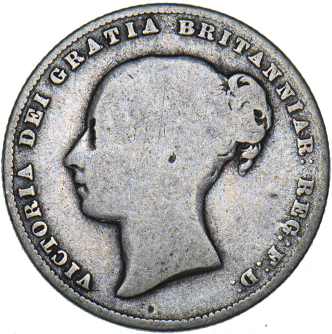 1859 Shilling - Victoria British Silver Coin