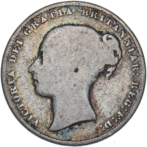 1867 Shilling (Die no. 5) - Victoria British Silver Coin