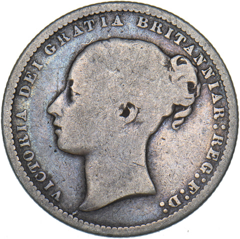 1871 Shilling (Die no. 9) - Victoria British Silver Coin
