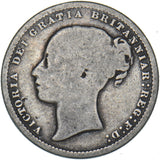 1872 Shilling - Victoria British Silver Coin