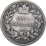 1873 Shilling (Die no. 58) - Victoria British Silver Coin