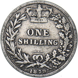 1879 Shilling - Victoria British Silver Coin