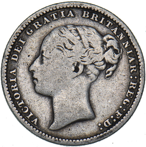 1881 Shilling - Victoria British Silver Coin