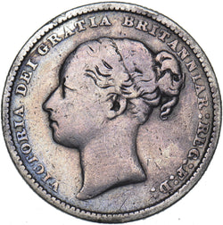 1883 Shilling - Victoria British Silver Coin