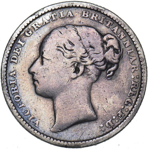 1883 Shilling - Victoria British Silver Coin