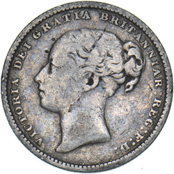 1884 Shilling - Victoria British Silver Coin