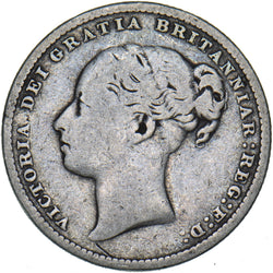 1885 Shilling - Victoria British Silver Coin