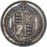 1887 Shilling - Victoria British Silver Coin - Nice