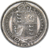 1887 Shilling - Victoria British Silver Coin - Nice