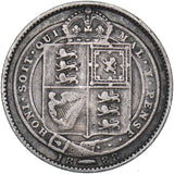 1888 Shilling - Victoria British Silver Coin