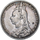1891 Shilling - Victoria British Silver Coin