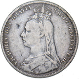 1892 Shilling - Victoria British Silver Coin