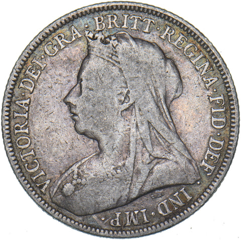 1894 Shilling - Victoria British Silver Coin